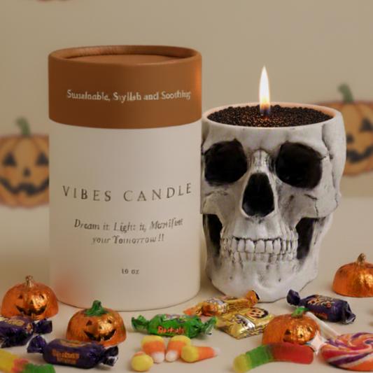 Witching Hour Duo – Limited Halloween Edition + Essential Oils & Wicks + Skull Bowl