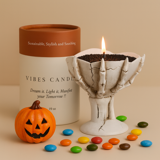 Witching Hour Duo – Limited Halloween Edition + Essential Oils & Wicks + Scary Hand Bowl